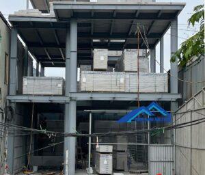 xây nhà khung thép tiền chế