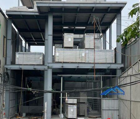 xây nhà khung thép tiền chế