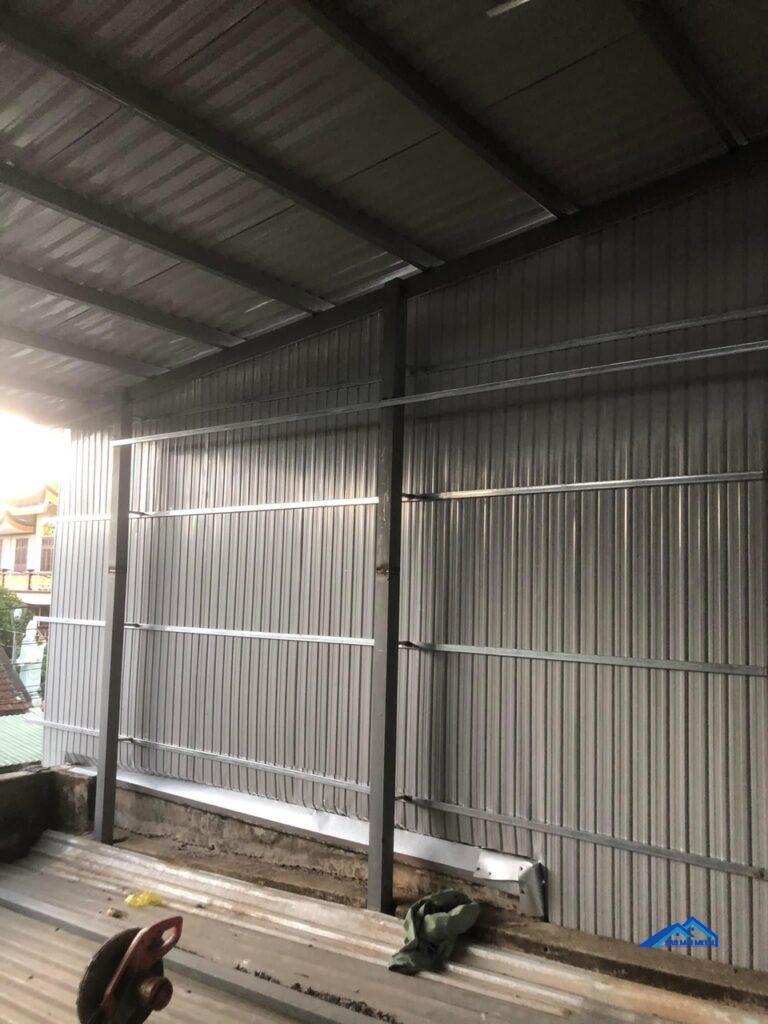 nhà khung thép tiền chế