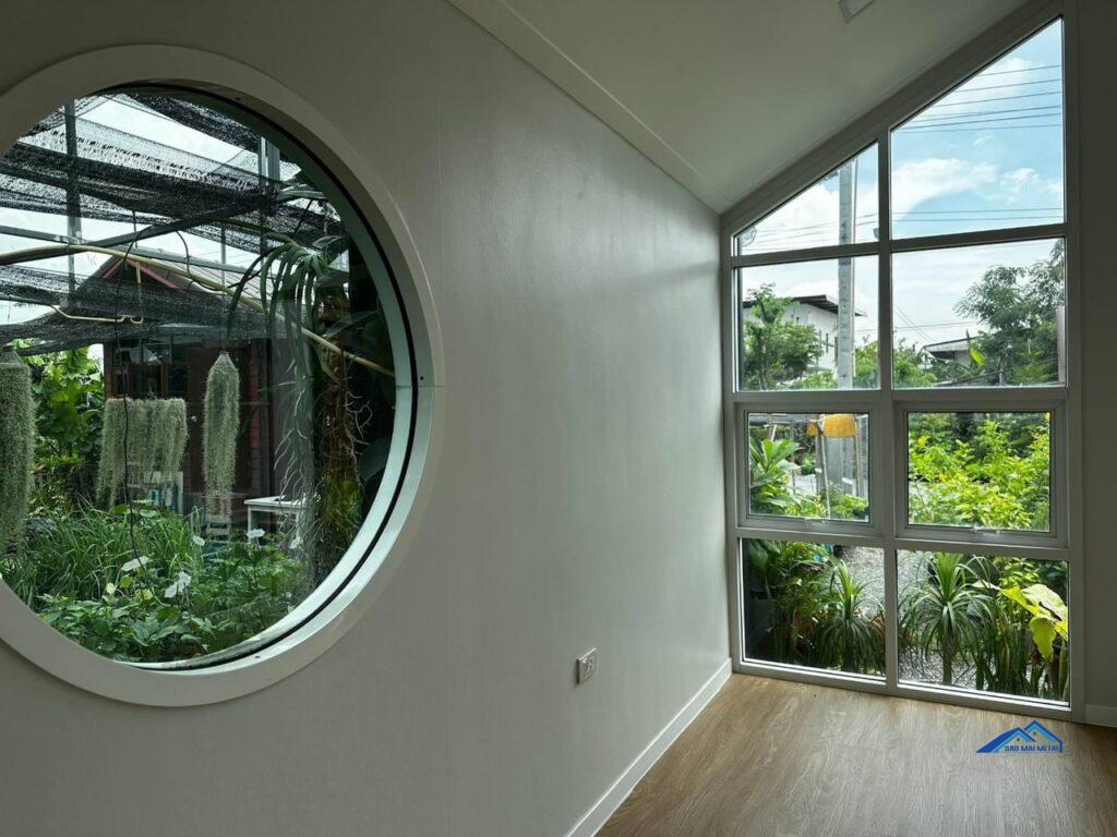 nhà khung thép tiền chế