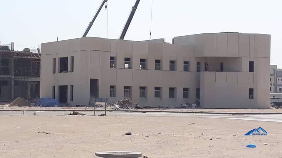 nhà khung thép tiền chế