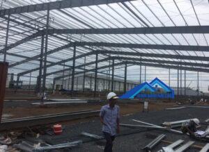 xây dựng nhà xưởng tiền chế tại long an